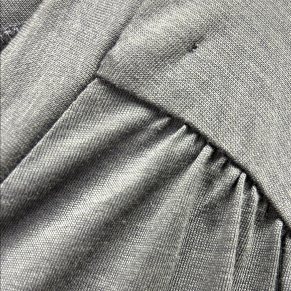 Sundance Charcoal Long Sleeve V-Neck Top - Picture 5 of 5